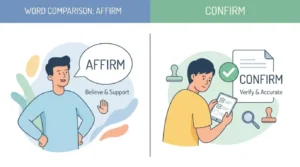 difference between affirm and confirm