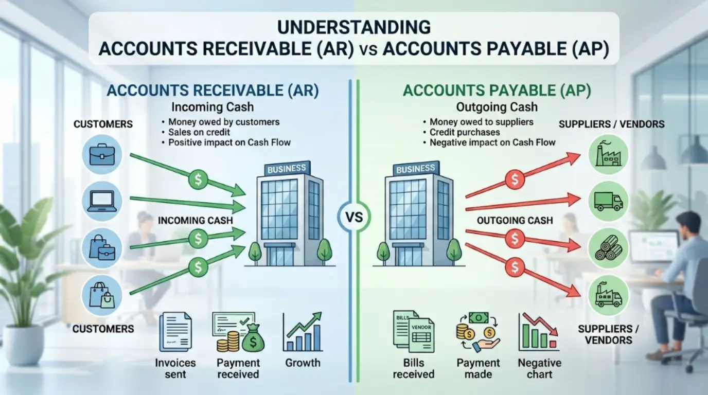 difference between ar and ap