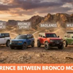 difference between bronco models
