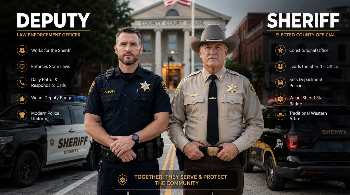 difference between deputy and sheriff