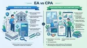 difference between ea and cpa