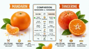 difference between mandarin and tangerine