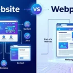 difference between website and webpage